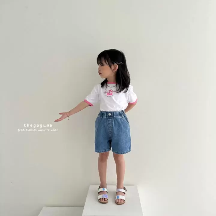 Thegoguma - Korean Children Fashion - #childrensboutique - Cherry Piping Tee - 7