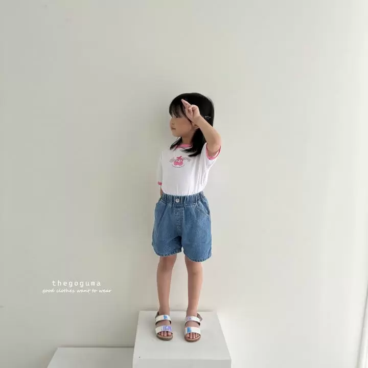 Thegoguma - Korean Children Fashion - #designkidswear - Cherry Piping Tee - 8