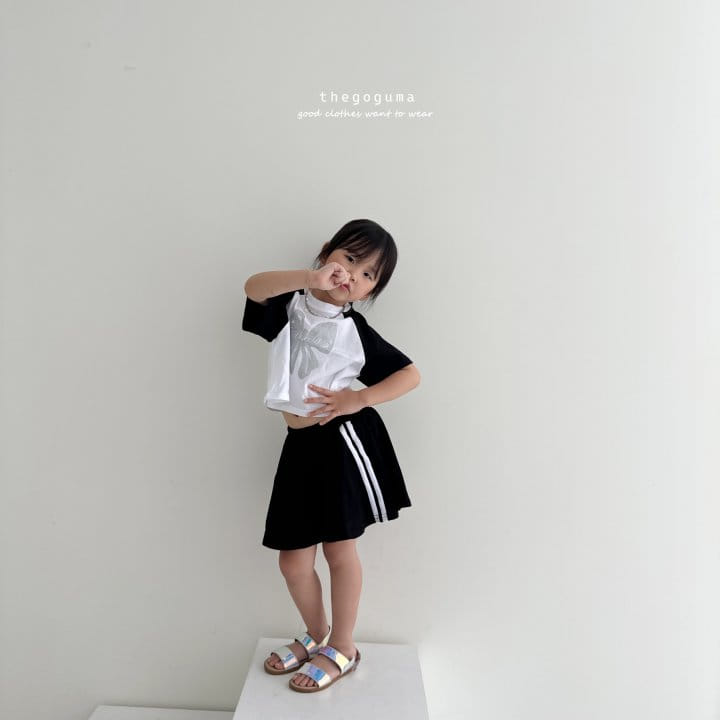 Thegoguma - Korean Children Fashion - #littlefashionista - Lovely Ribbon Tee - 3
