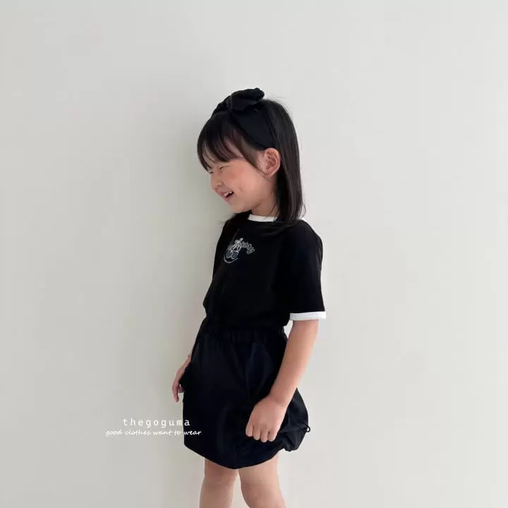 Thegoguma - Korean Children Fashion - #minifashionista - Cherry Piping Tee - 3