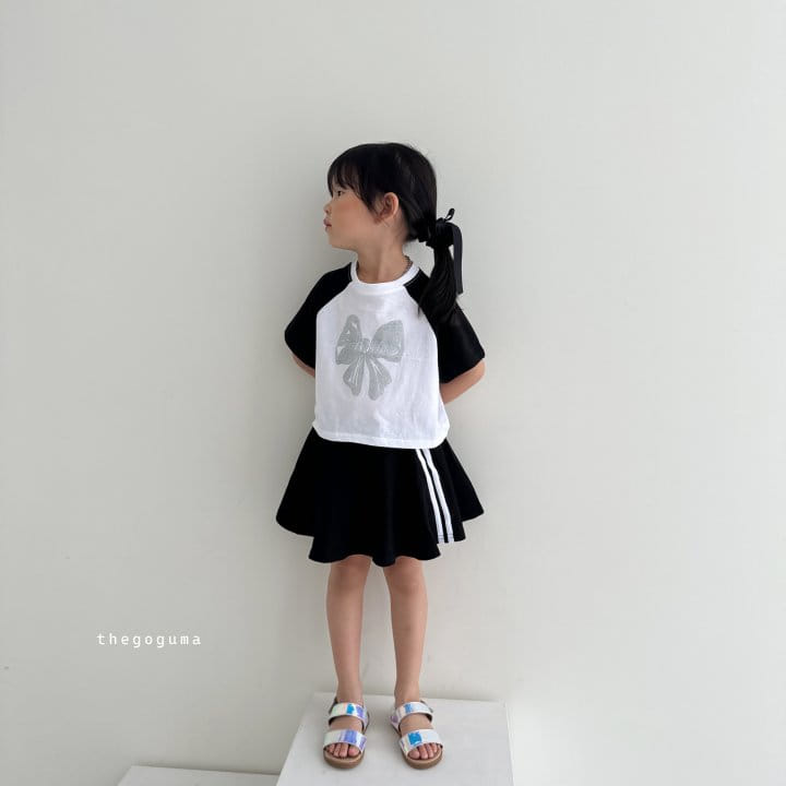 Thegoguma - Korean Children Fashion - #minifashionista - Lovely Ribbon Tee - 5