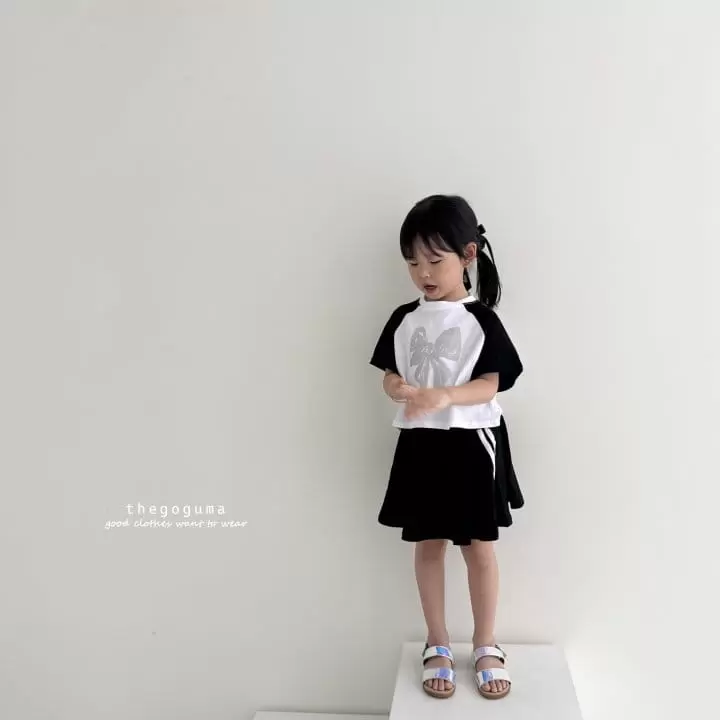 Thegoguma - Korean Children Fashion - #prettylittlegirls - Lovely Ribbon Tee - 6