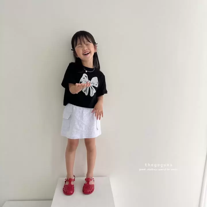 Thegoguma - Korean Children Fashion - #stylishchildhood - Lovely Ribbon Tee - 9