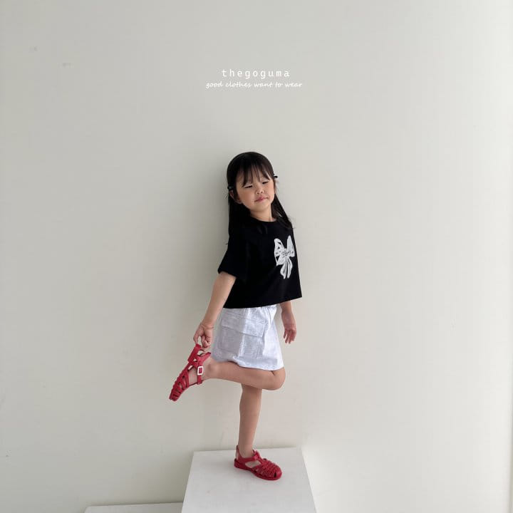 Thegoguma - Korean Children Fashion - #todddlerfashion - Lovely Ribbon Tee - 7