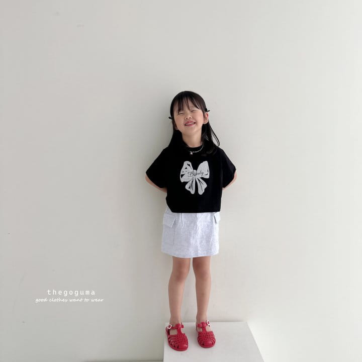 Thegoguma - Korean Children Fashion - #toddlerclothing - Lovely Ribbon Tee - 8