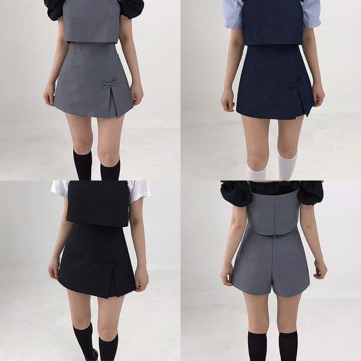 Twomoon - Korean Women Fashion - #womensfashion - Follow Skirt Half Pants