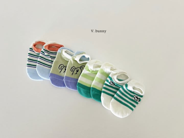 V Bunny - Korean Children Fashion - #childofig - ST Dog Socks Set - 8