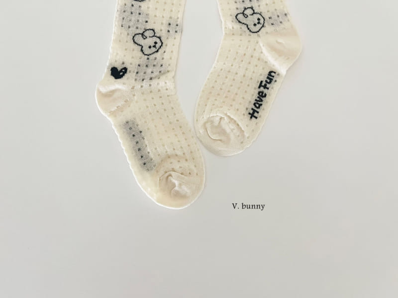 V Bunny - Korean Children Fashion - #childrensboutique - Have Socks Set - 9