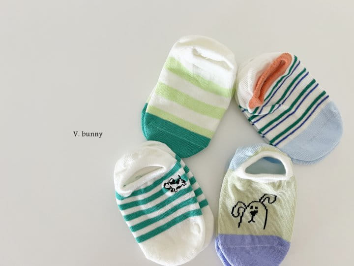 V Bunny - Korean Children Fashion - #childrensboutique - ST Dog Socks Set - 9