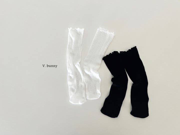 V Bunny - Korean Children Fashion - #designkidswear - Ccobuli Socks Set - 8