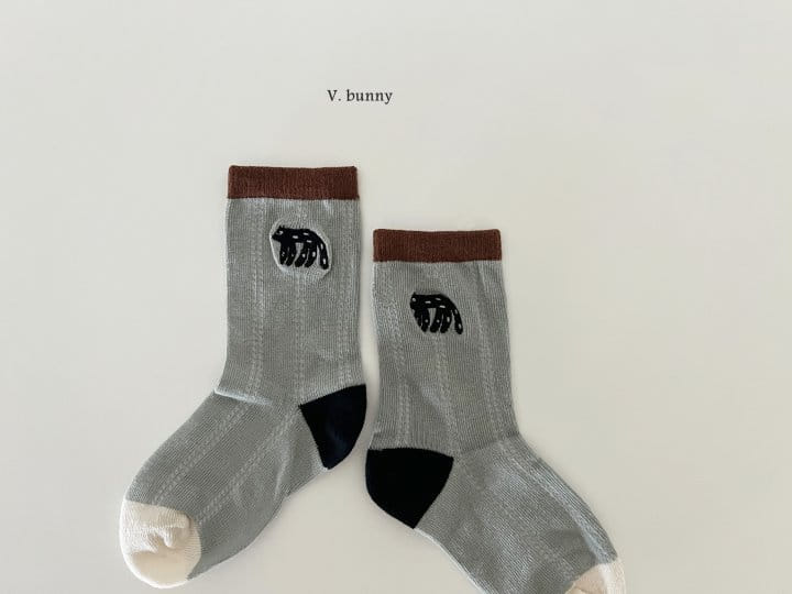 V Bunny - Korean Children Fashion - #designkidswear - Tiger Socks Set - 6