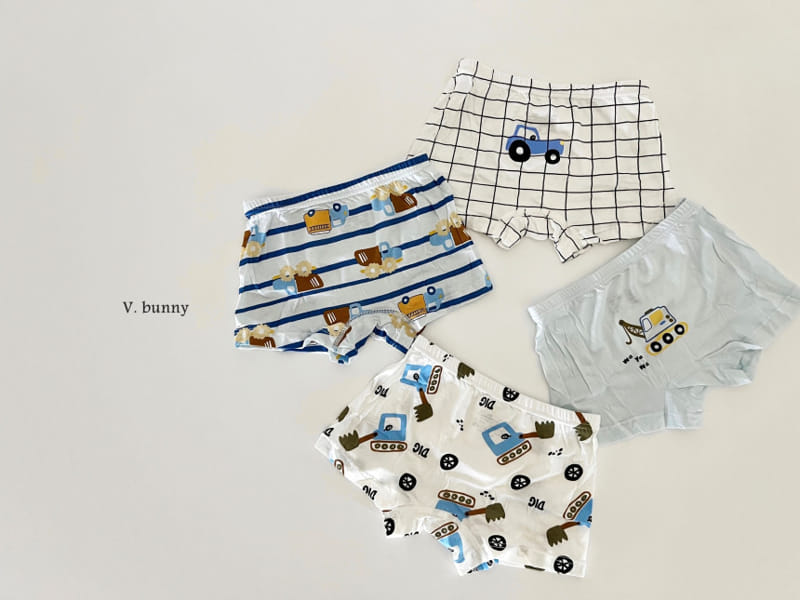 V Bunny - Korean Children Fashion - #fashionkids - Wa Wa Underpants Set - 3