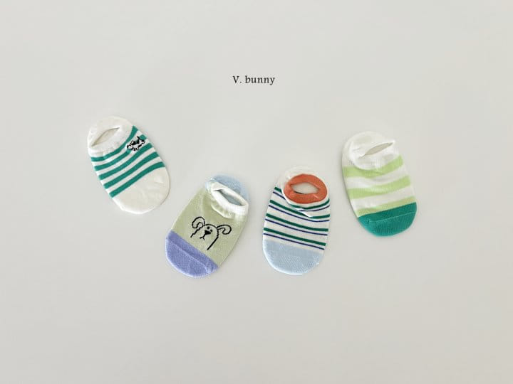 V Bunny - Korean Children Fashion - #littlefashionista - ST Dog Socks Set