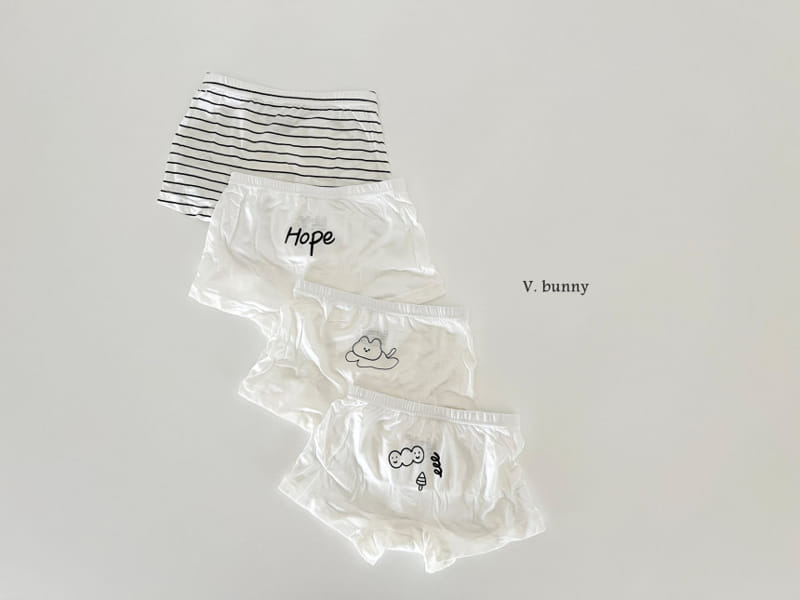 V Bunny - Korean Children Fashion - #minifashionista - Hope Underpants Set - 2