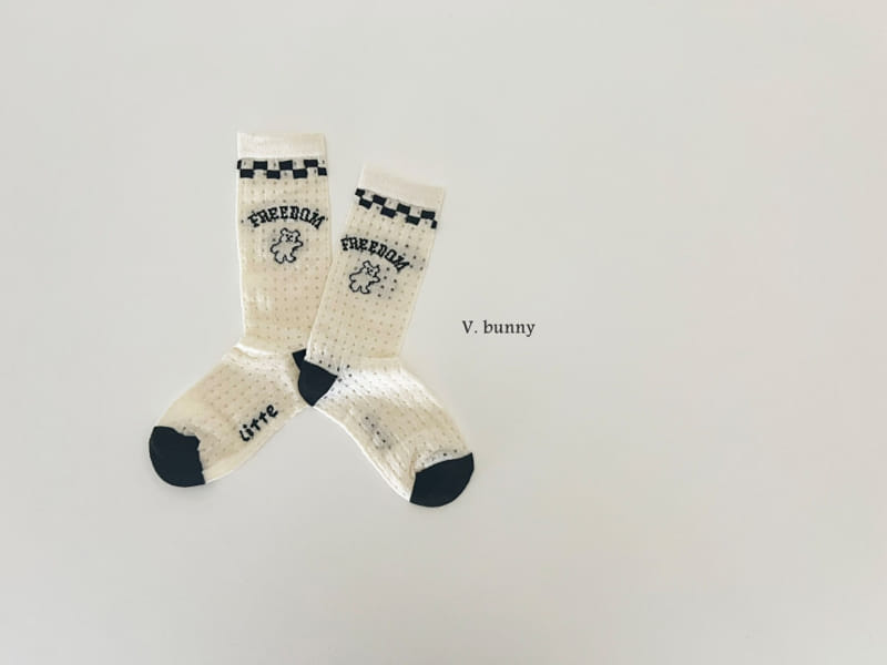 V Bunny - Korean Children Fashion - #todddlerfashion - Freedom Socks Set - 9