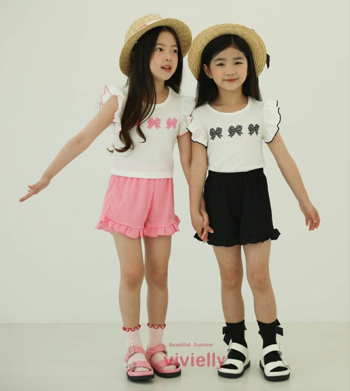 Vivielly - Korean Children Fashion - #Kfashion4kids - Ludi Top Bottom Set - 3