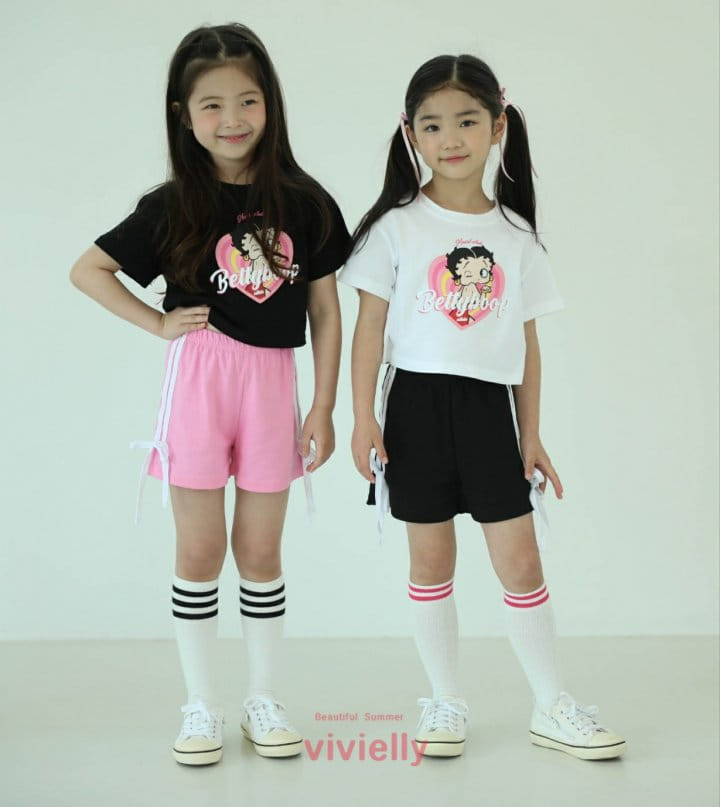 Vivielly - Korean Children Fashion - #childrensboutique - Tape Shorts - 3