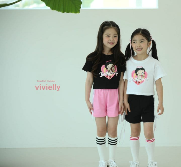 Vivielly - Korean Children Fashion - #childrensboutique - Tape Shorts - 4