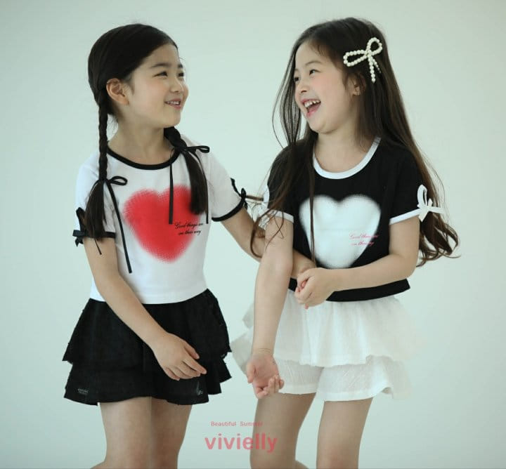 Vivielly - Korean Children Fashion - #designkidswear - Eyelet Skirt Pants