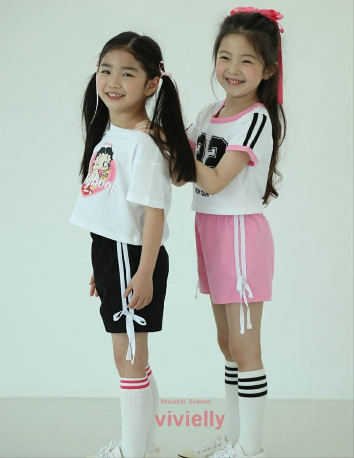 Vivielly - Korean Children Fashion - #discoveringself - Tape Shorts - 5