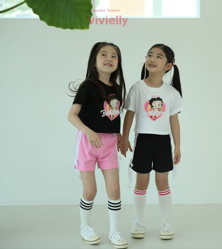 Vivielly - Korean Children Fashion - #fashionkids - Tape Shorts - 6