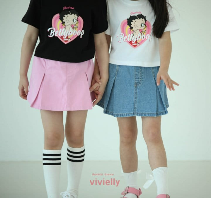 Vivielly - Korean Children Fashion - #fashionkids - Mari Denim Skirt Pants