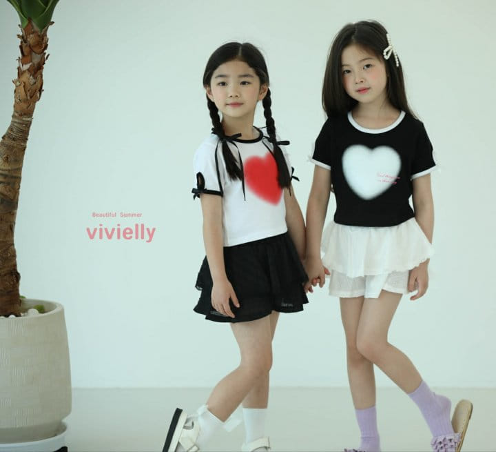 Vivielly - Korean Children Fashion - #kidsshorts - Jessi Ribbon Tee - 6