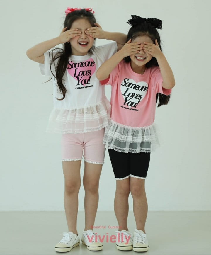 Vivielly - Korean Children Fashion - #kidsshorts - Sha Sha Long Tee - 4