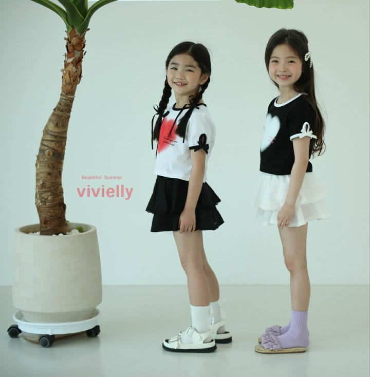 Vivielly - Korean Children Fashion - #magicofchildhood - Jessi Ribbon Tee - 11