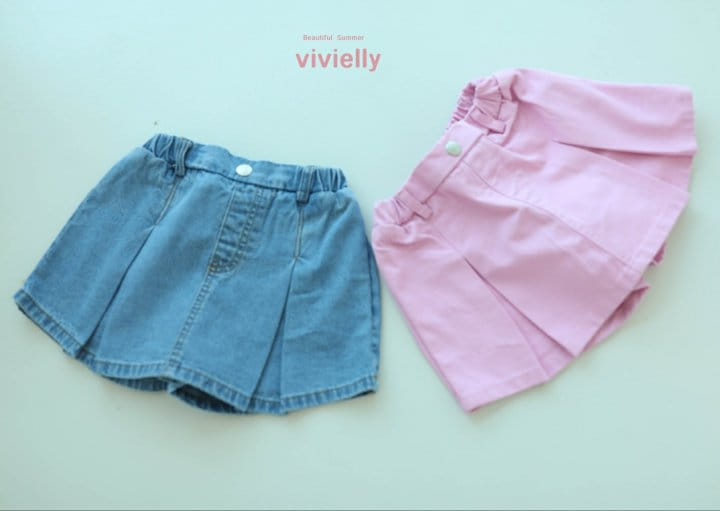 Vivielly - Korean Children Fashion - #stylishchildhood - Mari Pink Skirt Pants - 11