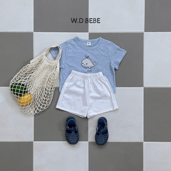 Woodie - Korean Children Fashion - #Kfashion4kids - 24 Summer Whale Top Bottom Set - 6
