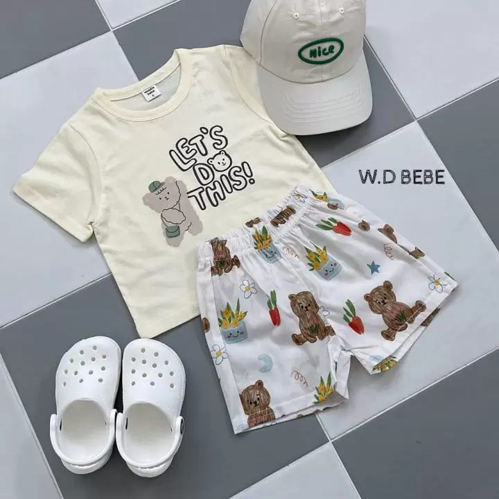 Woodie - Korean Children Fashion - #childofig - Picnic Top Bottom Set - 8