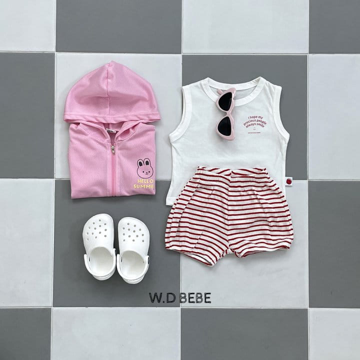 Woodie - Korean Children Fashion - #childrensboutique - Smile Top Bottom Set - 11