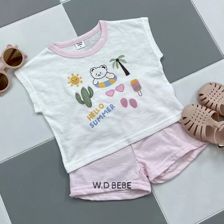 Woodie - Korean Children Fashion - #designkidswear - 24 Summer Top Bottom Set - 5