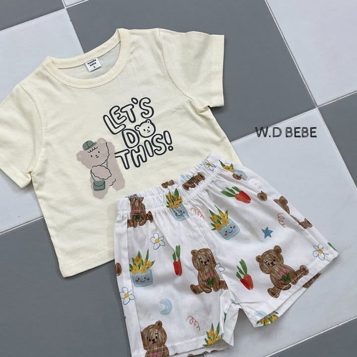 Woodie - Korean Children Fashion - #designkidswear - Picnic Top Bottom Set - 11