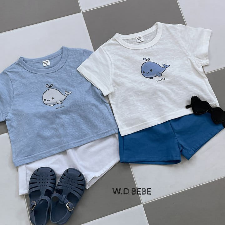 Woodie - Korean Children Fashion - #discoveringself - 24 Summer Whale Top Bottom Set