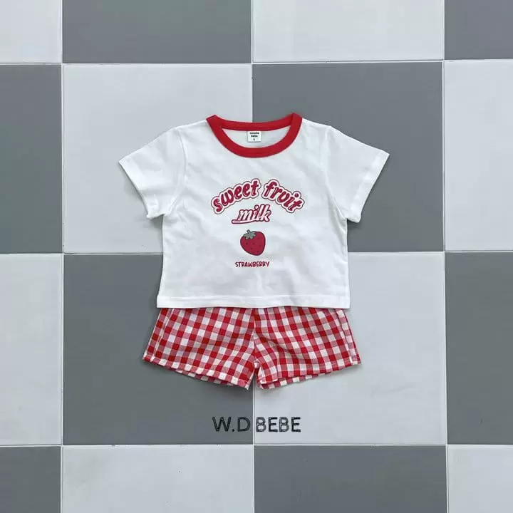 Woodie - Korean Children Fashion - #kidsshorts - Yummy Top Bottom Set - 6