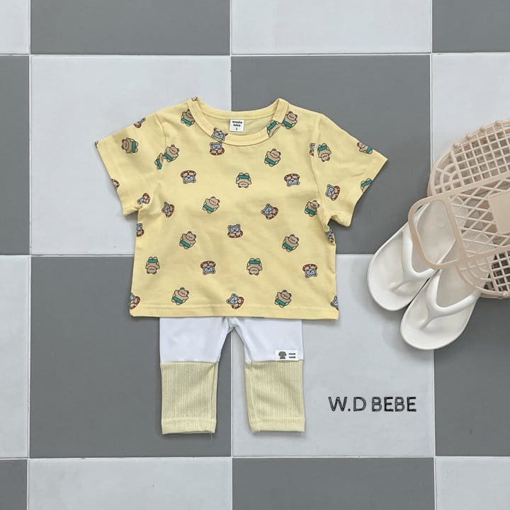 Woodie - Korean Children Fashion - #toddlerclothing - Bear Ring Tee - 5
