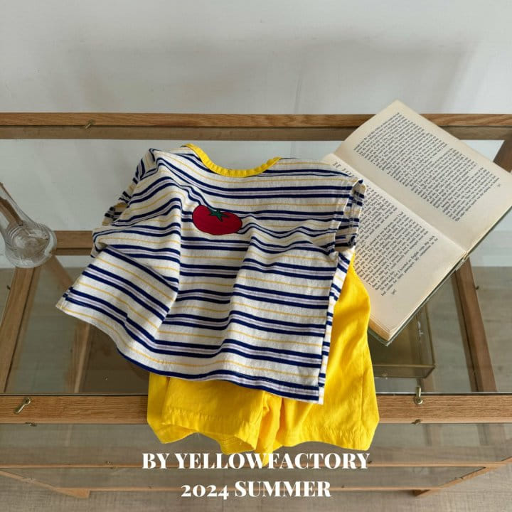 Yellow Factory - Korean Children Fashion - #kidzfashiontrend - Tomato Top Bottom Set - 4