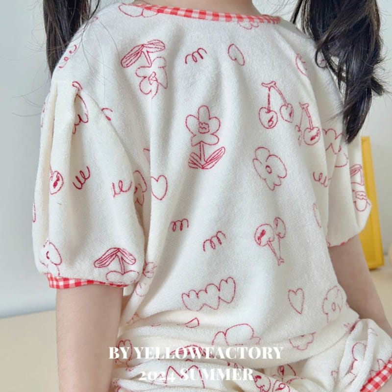 Yellow Factory - Korean Children Fashion - #childofig - Terry Top Bottom Set - 4