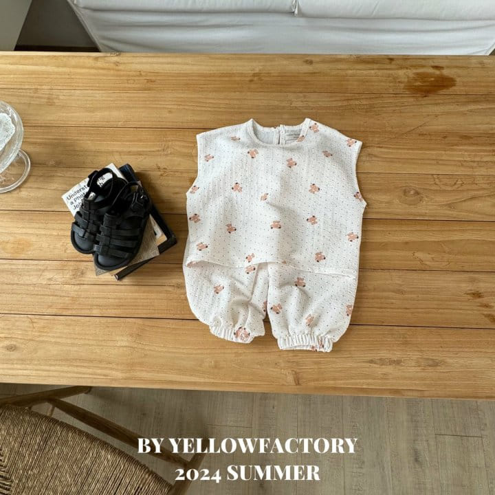 Yellow Factory - Korean Children Fashion - #designkidswear - Curve Top Bottom Set