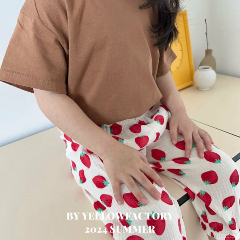 Yellow Factory - Korean Children Fashion - #discoveringself - Strawberry Gojeangi Pants - 5
