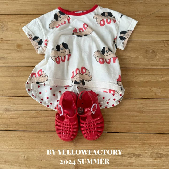 Yellow Factory - Korean Children Fashion - #kidsshorts - Marong Top Bottom Set - 2