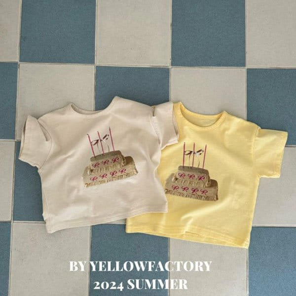 Yellow Factory - Korean Children Fashion - #magicofchildhood - Cake Tee