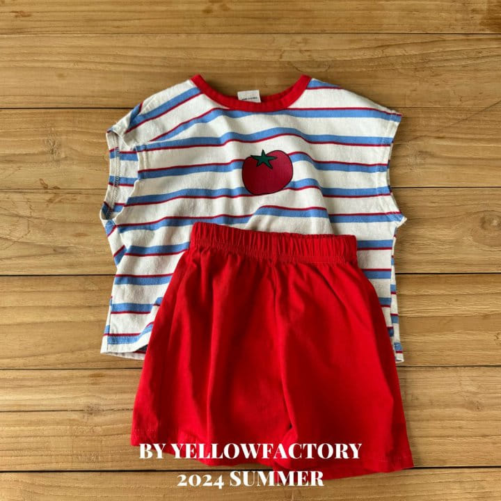 Yellow Factory - Korean Children Fashion - #magicofchildhood - Tomato Top Bottom Set - 6