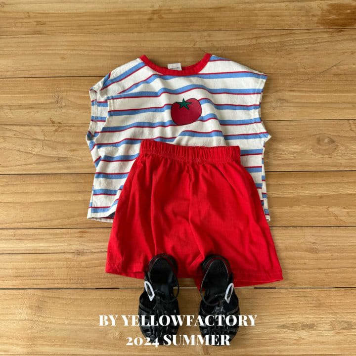 Yellow Factory - Korean Children Fashion - #minifashionista - Tomato Top Bottom Set - 7