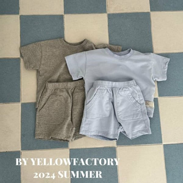 Yellow Factory - Korean Children Fashion - #toddlerclothing - Bubble Terry Top Bottom Set