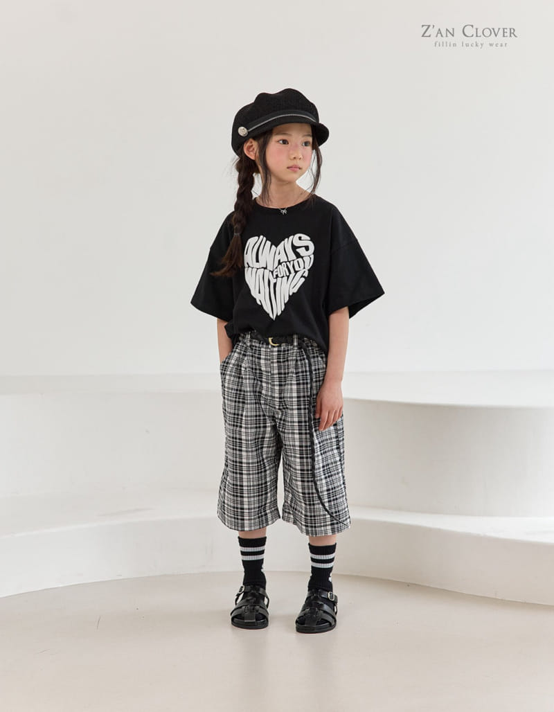 Zan Clover - Korean Children Fashion - #Kfashion4kids - Check Bermuda Pants - 6