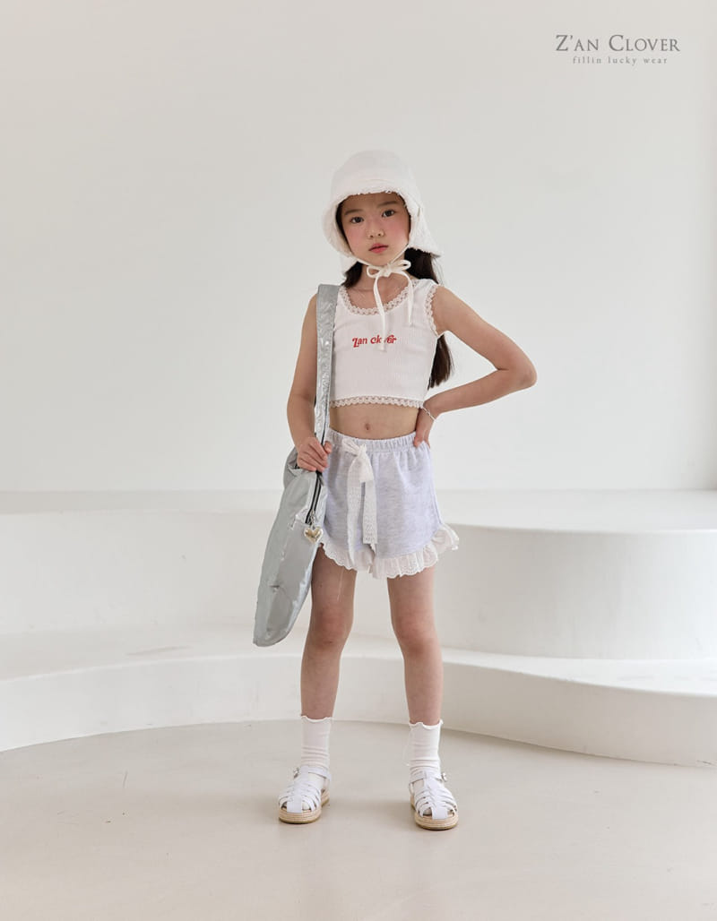 Zan Clover - Korean Children Fashion - #Kfashion4kids - Terry Lace Pants - 3