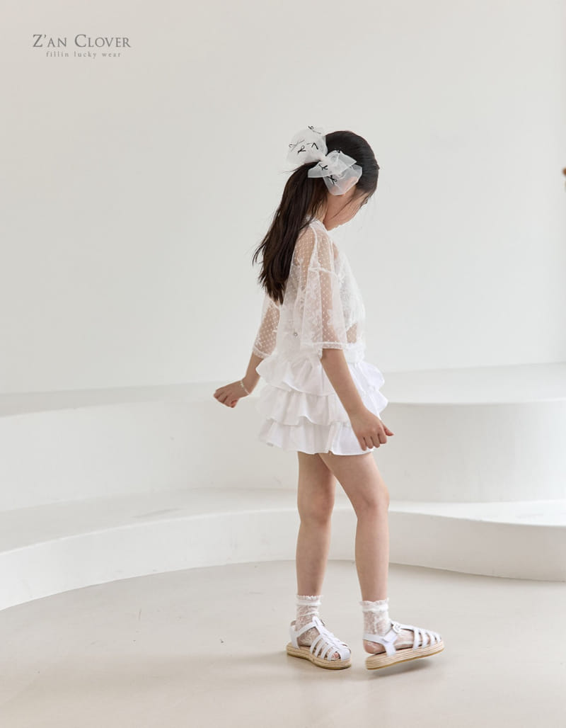 Zan Clover - Korean Children Fashion - #Kfashion4kids - Loose Lace Tee - 8